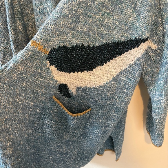 By Anthropologie narwhal icon cardigan sweater - Picture 6 of 11